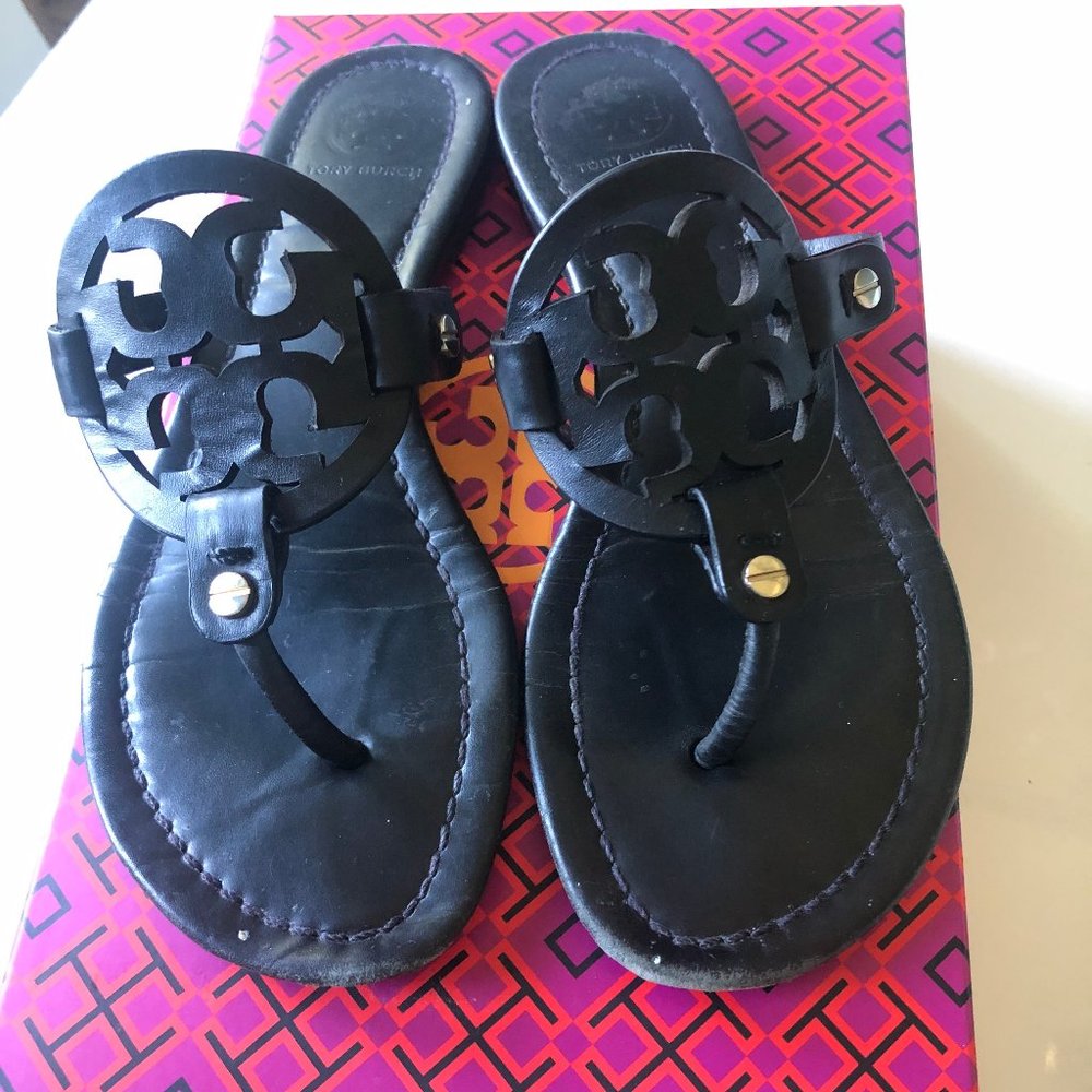 Tory Burch Black Miller sandals